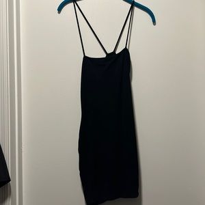 Black cocktail dress